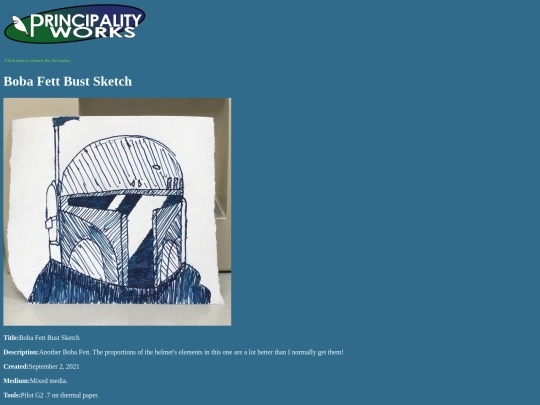 art/boba-fett-bust-sketch screenshot