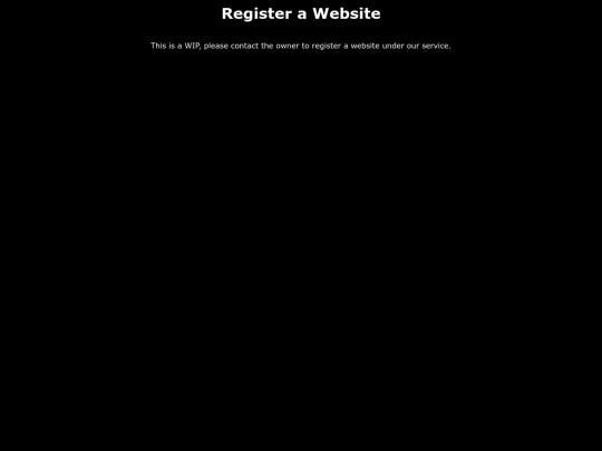 website/register screenshot