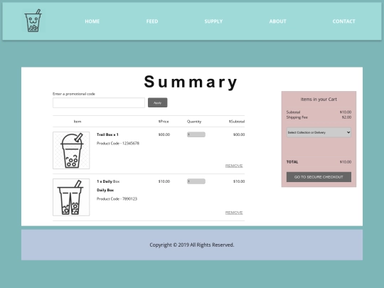 checkout screenshot