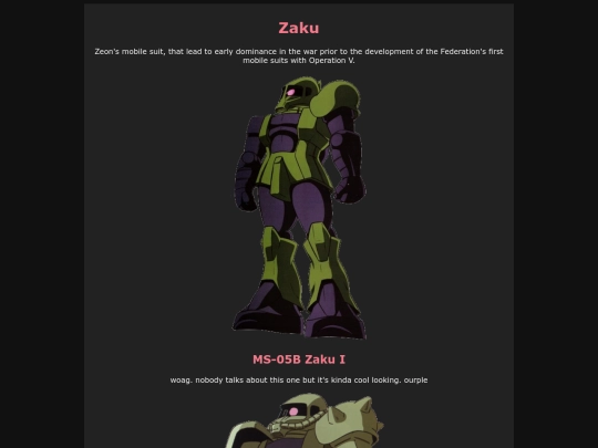 review/Zaku screenshot