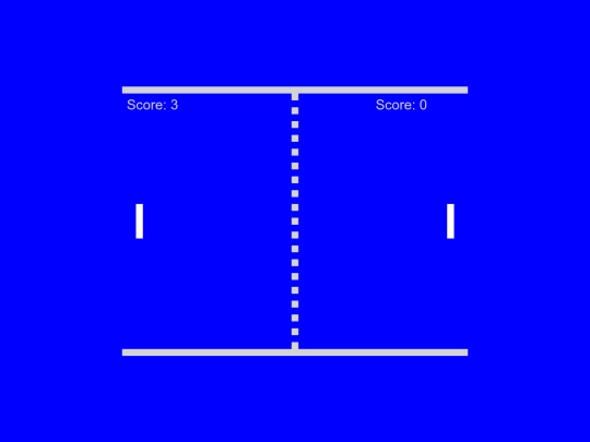 Pong screenshot