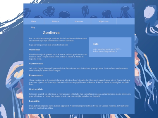 school/zeedieren screenshot