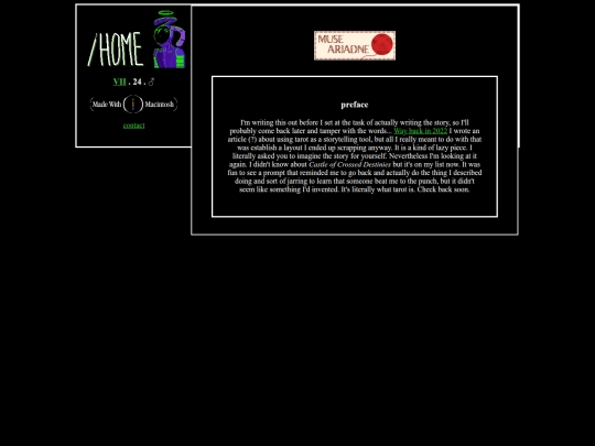 muse/prompt/tarot screenshot