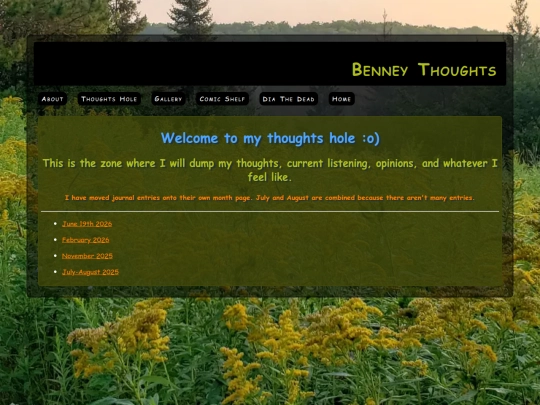 Journal screenshot