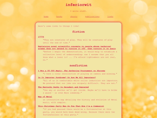 links screenshot