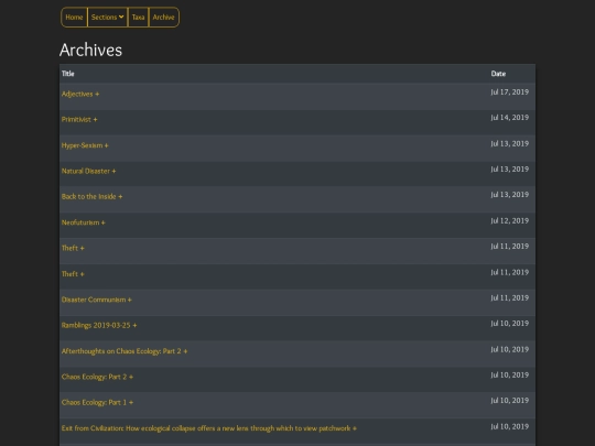 archive screenshot