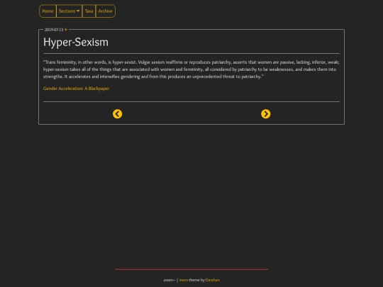 posts/hyper-sexism screenshot