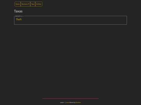taxa screenshot