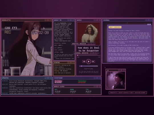 about-me screenshot