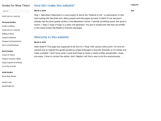 posts screenshot