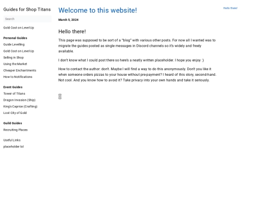 posts/welcome-here screenshot