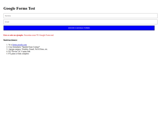 google_form_test screenshot