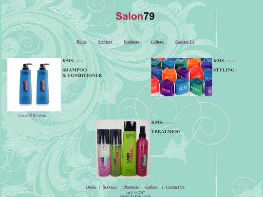 Products screenshot