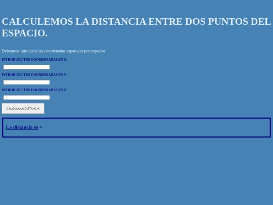 ejercicio2/Calculardistancia screenshot