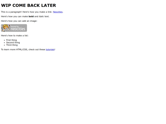 index screenshot