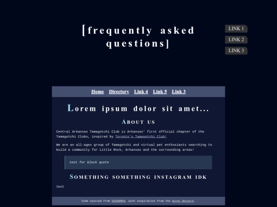 frequentlyasked screenshot