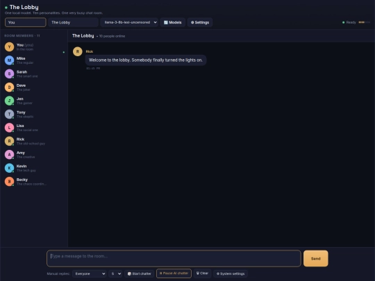 chatroom screenshot