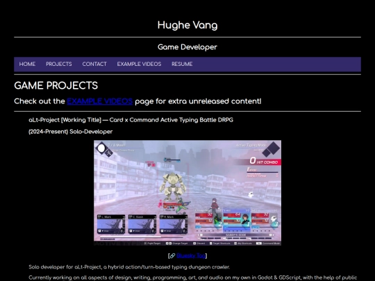 projects screenshot