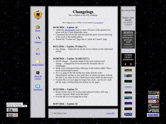 changes screenshot