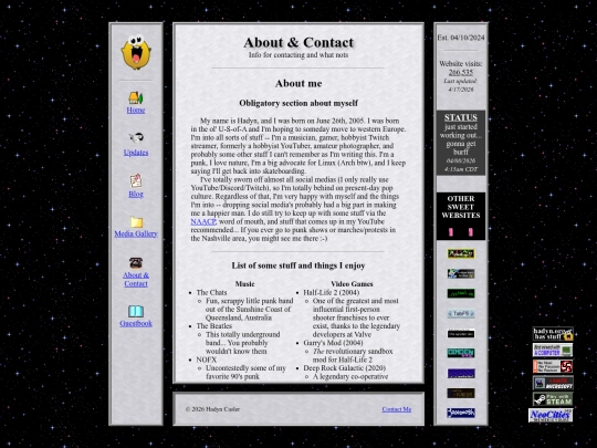 contact screenshot