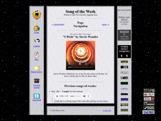 mediagallery/songoftheweek screenshot