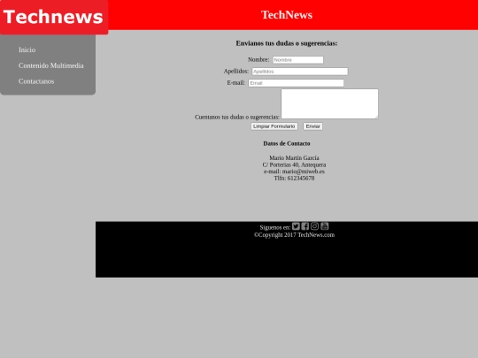 practica3RD/contacto screenshot