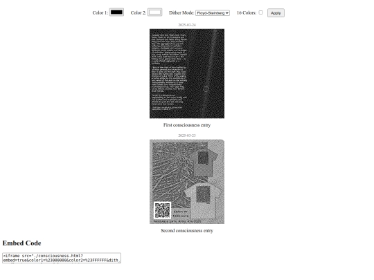 consciousness screenshot