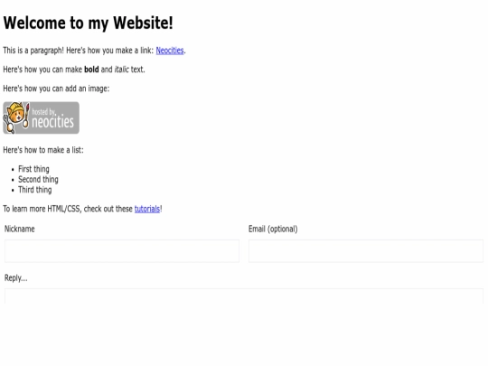 index screenshot