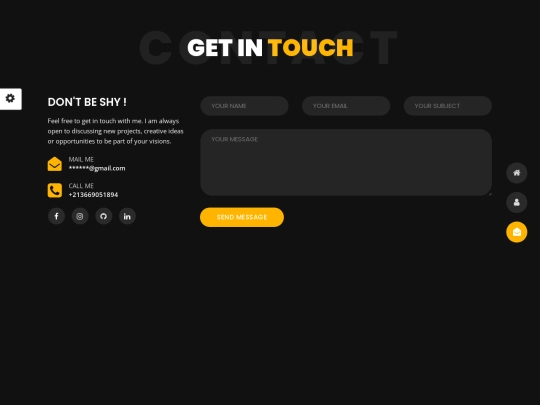 contact screenshot