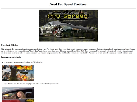 nfsprostreet screenshot