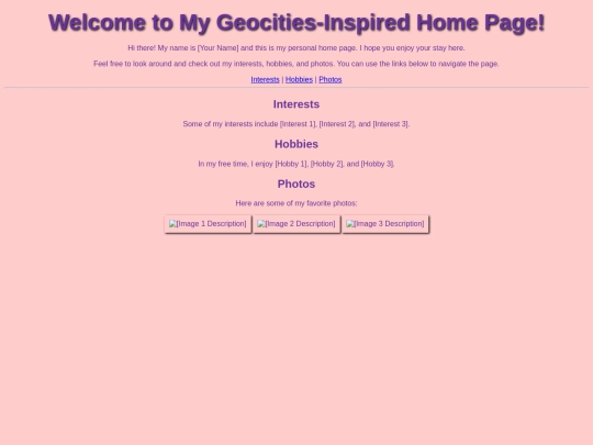 chatgpt-geocities-example screenshot