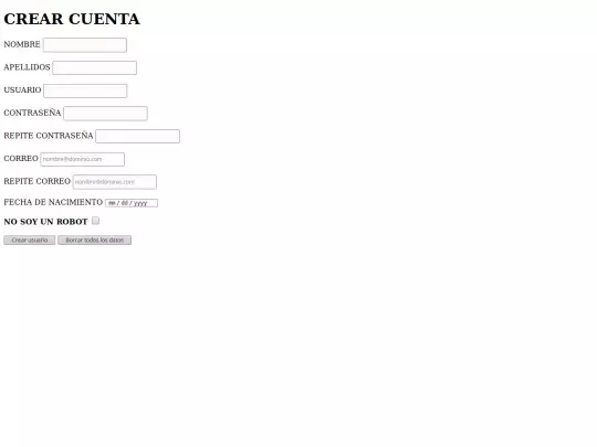 Pagina web 2.14/registro screenshot