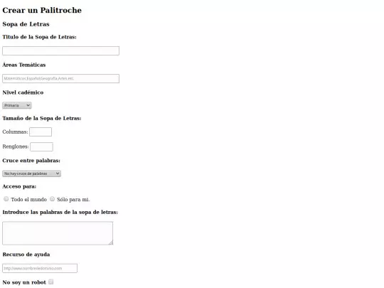 Pagina web 2.14/sopa screenshot