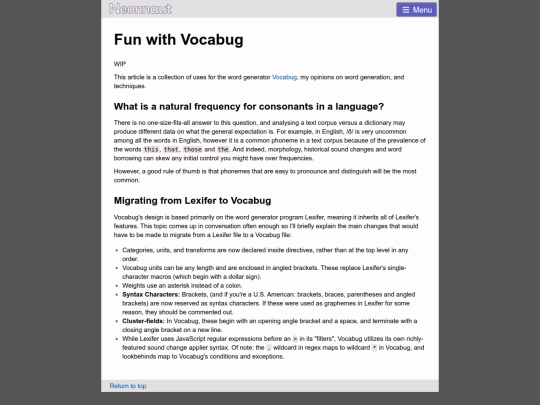 fun_with_vocabug screenshot
