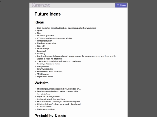 future_ideas screenshot