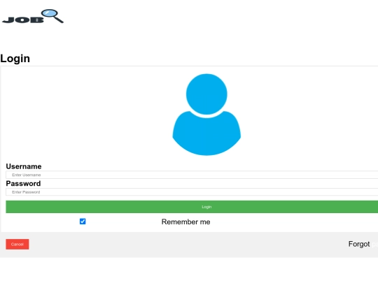 midterm/Login screenshot