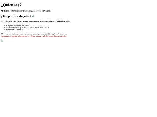 Curriculum screenshot