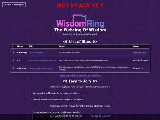wr screenshot