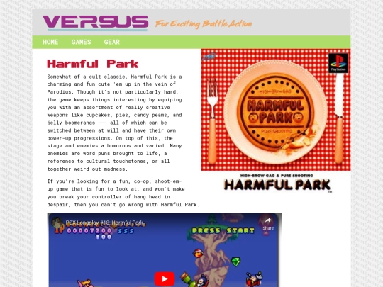 games/harmfulpark screenshot