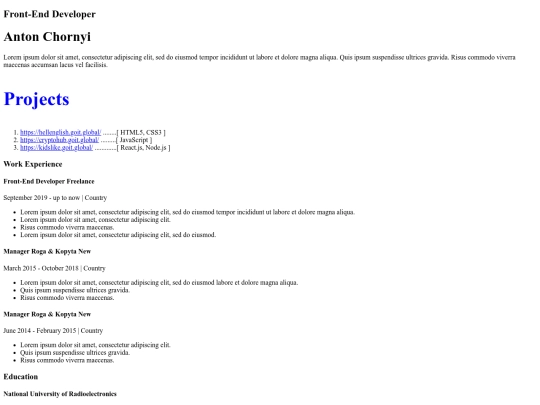 index screenshot