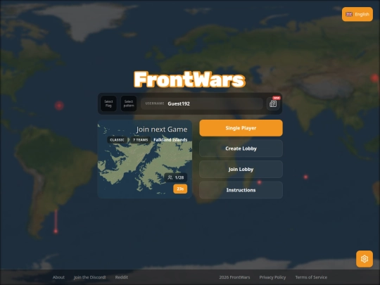 frontwars screenshot