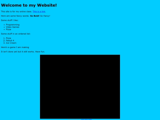 index screenshot