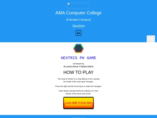 hextrisgame screenshot