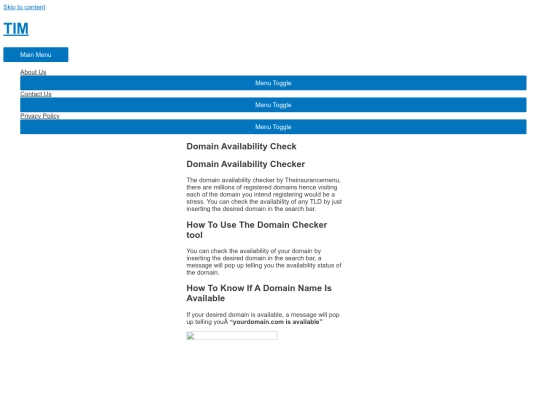 Tim screenshot