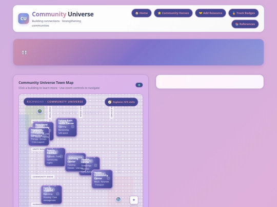 community-universe-enhanced-map screenshot
