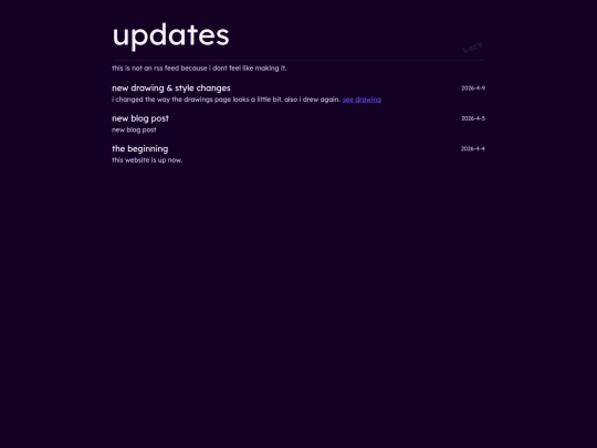 updates screenshot