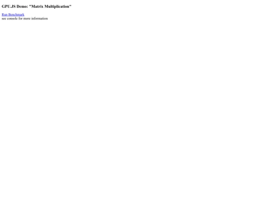 projects/gpu-js/gpu-js-demo screenshot