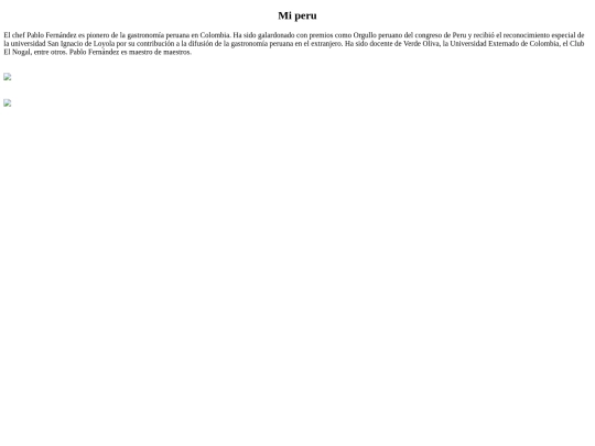 restaurantes/peru screenshot