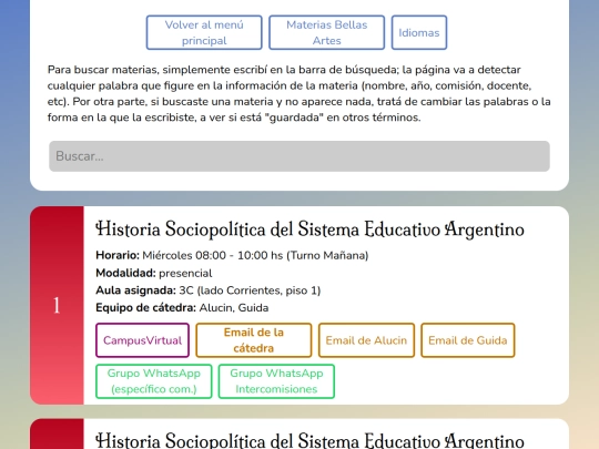 pedagogicas screenshot