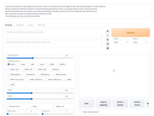 stablediffusion2 screenshot
